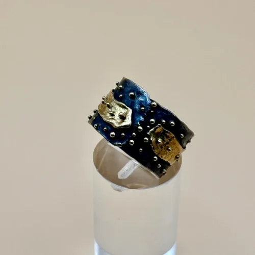 Anello in Argento e Oro 18Kt