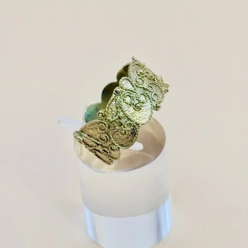 Anello Fascia in Filigrana, Oro 18Kt
