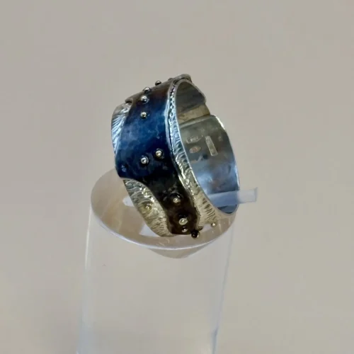 Anello Fascia in Argento e Oro 8 IMG 0687