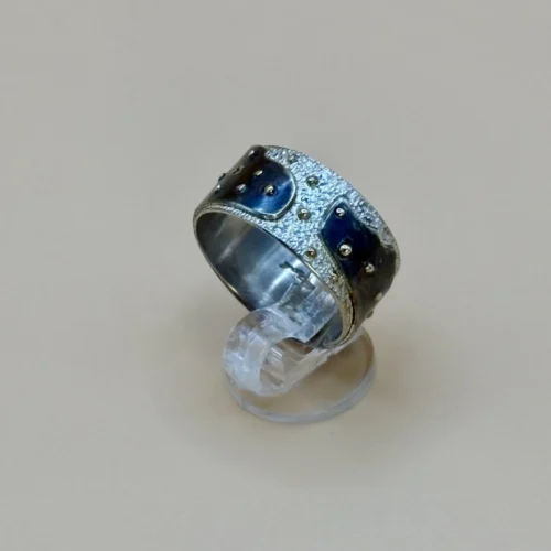 Anello Fascia in Argento e Oro 7 IMG 0689
